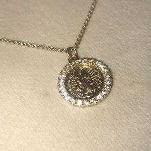 Layered coin necklace